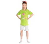 Maskworld Bibi Blocksberg - Pantaloni e maglietta per bambini, taglia 134-140, travestimento per Halloween, carnevale e feste a tema