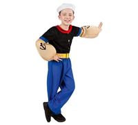 Maskworld Costume Popeye bambino - Multicolore - 7-8 anni (7-8anni (122-128 cm)