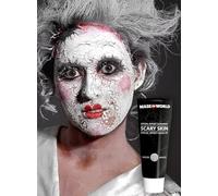 Maskworld Scary Skin bianca - Crema speciale effetto bianco per effetti spaventosi - Halloween, carnevale e festa a tema
