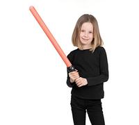 Maskworld Spada laser in schiuma rossa, arma giocattolo, accessorio per costume per carnevale, Halloween e feste a tema