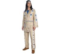 Maskworld Winnetou, Old Shatterhand, Nscho-tschi Western, costume con licenza e accessori per costume dei film di Karl-May, per carnevale e feste a tema