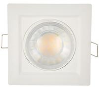 Maslighting 202172-Faretto a LED, deviatore unipolare, quadrato, 8 W, 90º, 3000 K, 600 lm