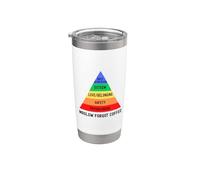 Maslow ha dimenticato il caffè, la gerarchia della psicologia dei bisogni di Maslow Bicchiere termico in acciaio inox doppia parete