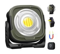 MASMEJOR Faro LED Ricaricabile 10000mAh, Indicatore Digitale della Batteria