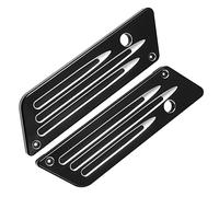 MASO 1 copertura per borse laterali per moto, compatibile con Harley Davidson Touring Street Glide, Electra Glide, Road Glide, Road King 1993-2013, nero