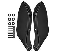 MASO 1 paio di deflettori d'aria per carenatura, compatibili con Harley Street Glide, Electra Glide, CVO Electra Glide, Nero
