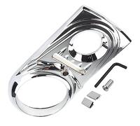 MASO 1x Rivestimento cruscotto per moto Compatibile con Harley-Davidson Dyna Softail ABS cromato