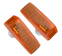 MASO 2 coperture per indicatori di direzione, compatibili con Me-rced-es-Be-nz 190 W201 W202, Classe S W140, Classe SL R129 W124, ambra
