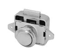 MASO 2 pz Push Lock Pulsante Chiavistello Keyless Serratura 26mm Cromato per RV Caravan Arredamento Armadio