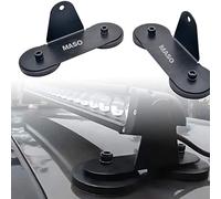 Maso, 2 staffe di supporto universali per barra LED luminosa, con forte presa magnetica, ideali per fari e luci per paraurti, per tetto di fuoristrada, camion, 4WD, SUV