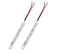 Maso 2X 5050 12 V 10 cm Auto LED Striscia Luci Flessibile LED Interni Luci Blu Lampade