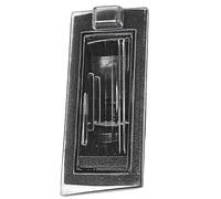 MASO Copertura della lampada della targa, copertura della luce della targa, copertura della luce della targa, 68223865AB, 68223864AB, compatibile con Je/e*p C/HER*OKEE 2014-2018, Lato conducente