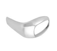 MASO Copertura per pomello del cambio per console centrale, compatibile con B/M*W X1 F48 2016-2021, serie 2 F46 2015-2017, argento opaco