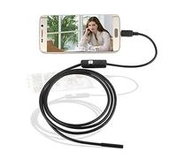 Maso - Endoscopio USB 2 in 1, IP67, impermeabile, con 6 LED e cavo serpente da 5,5 m, adattatore USB per telefono Android e tablet, lunghezza del cavo: 10 m