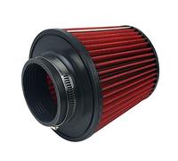 MASO Filtro dell'aria dell'automobile universale Performance Filtro dell'aria ROSSO Per 76mm 3" Kit aspirazione induzione (39093)