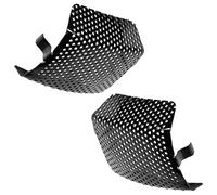 MASO Inserti di copertura per pinza anteriore per moto, inserti per schermo pinza anteriore per moto, inserto pinza freno anteriore, copertura pinza anteriore in rete per moto, argento