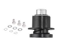 MASO Kit adattatore per mozzo volante a 3 fori, a sgancio rapido, a sgancio rapido, colore nero