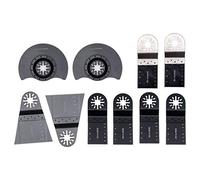 Maso Kit di accessori oscillanti 10 pezzi multi-strumento con lame per sega oscillanti e lame bimetalliche e acciaio ad alto tenore di carbonio