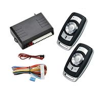 MASO Kit per chiusura centralizzata auto, universale, ingresso keyless, kit migliorato con scatola di controllo + 2 telecomandi di ricambio, per chiusura centralizzata delle portiere dell’auto