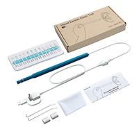 Maso Maso - Endoscopio auricolare digitale 3 in 1, con 6 luci LED regolabili, per Android e PC, colore: Blu