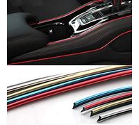 Maso, nastro adesivo universale per decorazione interna auto, 5 m, placcato argento, in ABS 3D con strumento