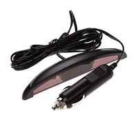 MASO Orologio di temperatura per auto, universale, per cruscotto, digitale, termometro ultrasottile, misuratore di tensione, display luminoso frontale blu