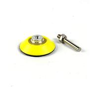 MASO Pattino abrasivo autoadesivo, con adattatore per trapano elettrico, disco di lucidatura autoadesivo, 50 mm