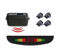 MASO Radar di retromarcia wireless per auto con kit 4 sensori, Radar di retromarcia wireless per auto DC 12V 0,3-2,0 m/11,81-78,74 pollici