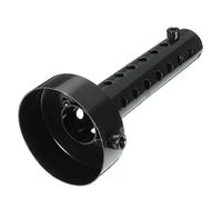 Maso Silenziatore universale per moto, 60 mm, colore nero, confezione da 2 pezzi