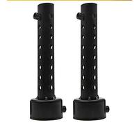 Maso Silenziatore universale per moto, 60 mm, colore nero, confezione da 2 pezzi