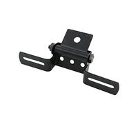 MASO UniVe-rs&al - Portatarga per moto, stile retrò, 1 pezzo, pieghevole, colore: nero