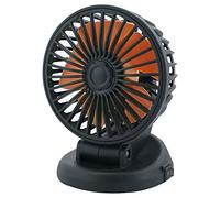 MASO Ventilatore per auto, 24 V, con presa accendisigari, ventilatore per auto che soffia aria fredda, condizionatore d'aria per auto, SUV, furgoni, camion