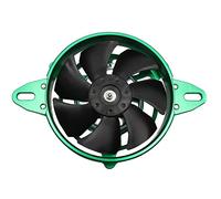 MASO - Ventola per motore, in lega di alluminio, 10,2 cm, con supporto in metallo