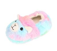 MASOCIO Pantofole Bambina Invernali Peluche Animali Scarpe Ciabatte Bimba Neonata Inverno Babbucce Casa Alpaca Taglia 27 28
