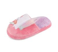 MASOCIO Pantofole Bambina Invernali Peluche Ciabatte Bimba Bambini Inverno Babbucce Ciabattine Casa Antiscivolo Taglia 31 32 Rosa Multicolore 7