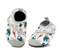 MASOCIO Scarpe Scoglio Bambino Scarpette Mare Ciabatte Piscina Acqua Bimbo Ragnetti Scogli Immersione Spiaggia Antiscivolo Grigio (Taglia Produttore: CN 30/31) EU 27/28