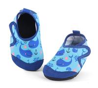 MASOCIO Scarpe Scoglio Bambino Scarpette Mare Ciabatte Piscina Acqua Bimbo Ragnetti Spiaggia Scogli Immersione Antiscivolo Blu (Taglia Produttore: CN 30/31) EU 27/28