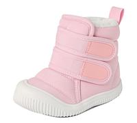 MASOCIO Stivaletti Neonata Invernali Stivali Neve Bimba Scarponcini Pelliccia Tronchetto Stivaletto Bambina Invernale Scarpe Primi Passi con Pelo Scarpine 12-18 Mesi Taglia 20 Rosa