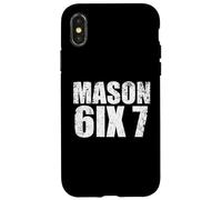 Mason 67 Meme Slang Viral Trend Grunge Tee Custodia per iPhone X/XS