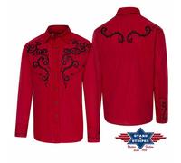 Mason Camicie Rosso Paese Western Stars And Stripes Uomo