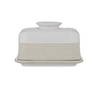 Mason Cash Burriera rustica in gres porcellanato con motivo a cuore inciso, elegante finitura opaca e lucida, adatta fino a 500 g di burro, durevole e lavabile in lavastoviglie