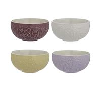 Mason Cash in The Meadow - Set di 4 mini ciotole, colore: Rosa/Giallo