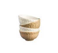 Mason Cash Original Cane Set Ciotole, Gres Porcellanato, Marrone Chiaro, 20.5x20.5x5 cm