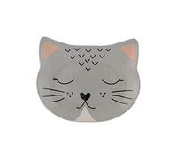 Mason Cash Smokey - Piattino per gatti, in gres porcellanato, 16 cm