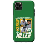 Mason Miller | Giocatori di baseball Sacramento MLB | MLBMMI204M Custodia per iPhone 11 Pro Max