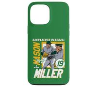 Mason Miller | Giocatori di baseball Sacramento MLB | MLBMMI204M Custodia per iPhone 13 Pro Max