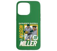 Mason Miller | Giocatori di baseball Sacramento MLB | MLBMMI204M Custodia per iPhone 15 Pro Max