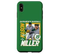 Mason Miller | Giocatori di baseball Sacramento MLB | MLBMMI204M Custodia per iPhone XS Max