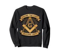 Masonic_symbol con "Affrontare il_EAST, Building Unity" S&C Felpa