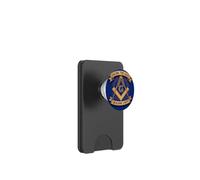 Masonic_symbol con "Affrontare il_EAST, Building Unity" S&C PopSockets PopWallet per MagSafe